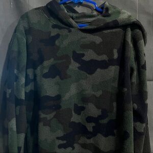 Boys Camouflage Fleece Pullover